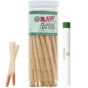 Raw Cones Classic 1 1/4 Size 50ct