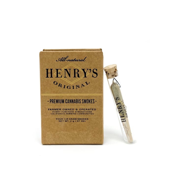 Green Crack 4pk Pre Roll Henrys Original Sespe Creek