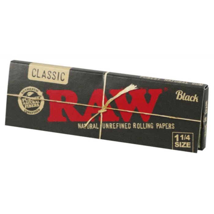 Raw Black 1 1/4 Classic Papers - RAW - Sespe Creek