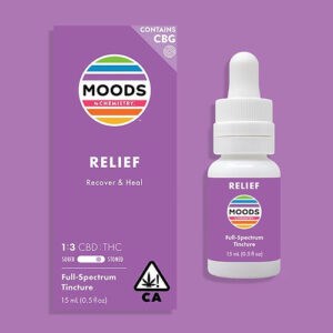 Moods  Purple Relief 1:3 Thc Tincture With Cbg