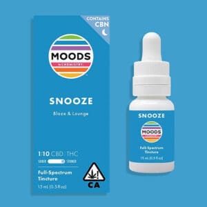 Moods Blue Snooze 1:10 Thc Tincture With Cbn