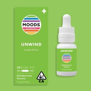 Moods Green Unwind 18:1 Tincture