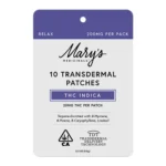Transdermal-Patch-Indica-10pk-Marys
