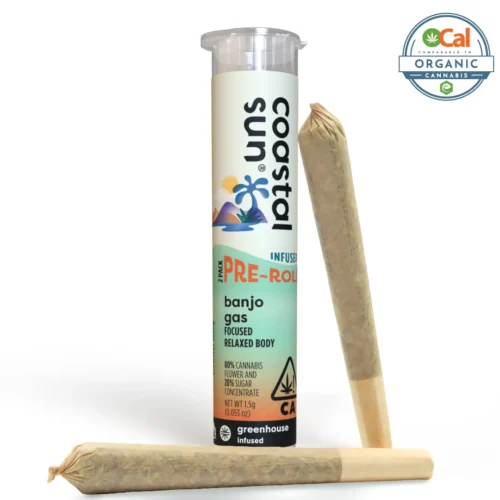 Banjo Gas Live Resin Infused 2pk Pre-roll